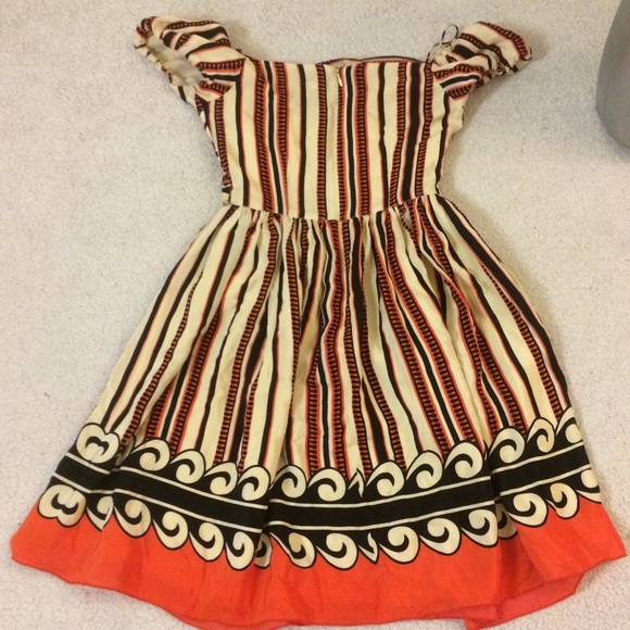 ANNA SUI Gorgeous Retro-vintage Prints Silk Dress - Picture 6 of 6